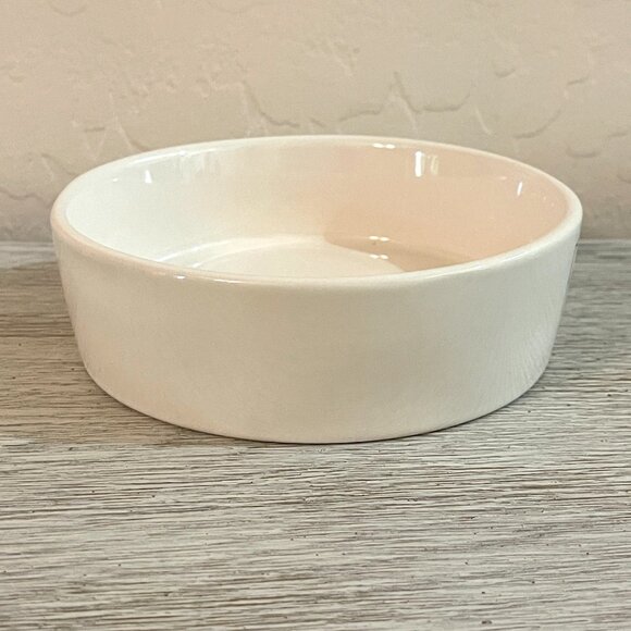 New Rae Dunn Purr Dish Pets Cats Artisan Collection Food Water - Picture 3 of 6